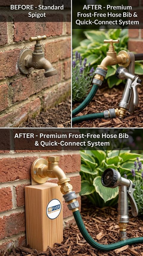 Frost Free Hose Bib & Quick Connect