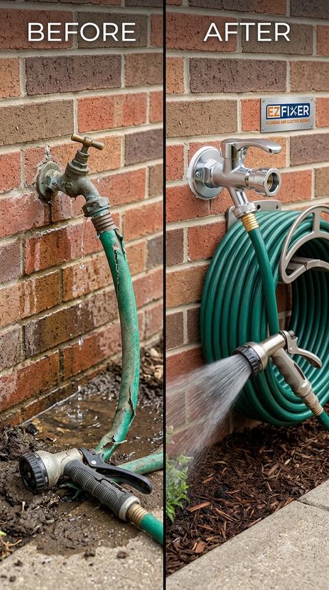 Leaking Spigot & Hose Replacement